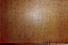 5-Passaggi - 2010 - T. mistra con ferro su tavola - 100x100 cm