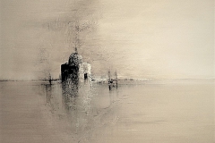 10- Ricordando l'India - 2016 - acrilico su tavola - 70x100 cm