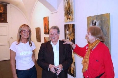 DARS 5 - con il Gallerista V. Poleschi- Milano VERNISSAGE  di Germinazioni Informali - Fondazione D'Ars  27.05.08